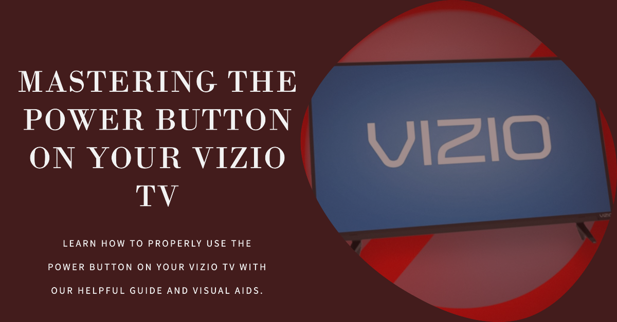 power button on vizio tv